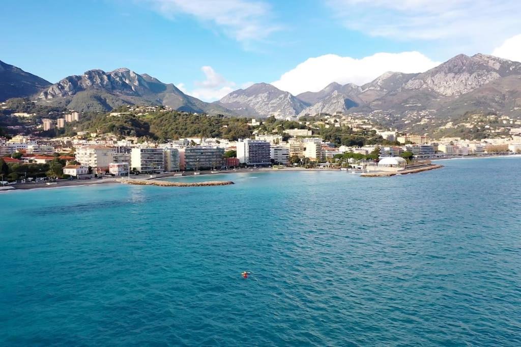 06B - Beautiful 2 Rooms With Terrace Sea View Roquebrune-Cap-Martin Exterior foto